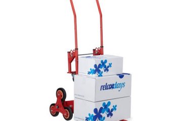 Relaxdays carrello per scale e trasloco fino a 150 Kg