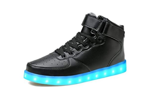 LeKuni Scarpe LED ricarica USB