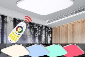 Hengda 64W lampadario a LED RGB con telecomando